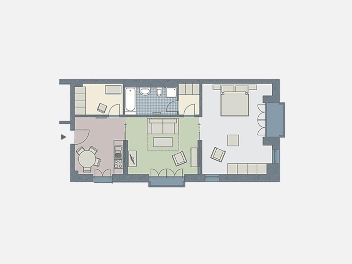 Kaiservillen Heringsdorf - Ferienwohnung Mit 1 Schlafzimmer Und Balkon Dr4 Екстер'єр фото